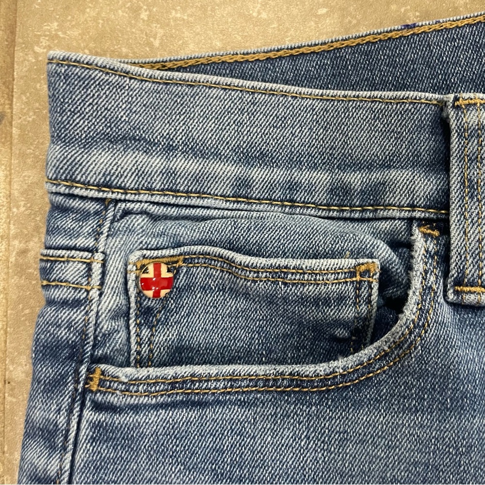 Hudson Blair High Rise Bootcut Crop Jeans Color Blue‎ (Brittany) Women’s Sz 26 - Picture 3 of 13